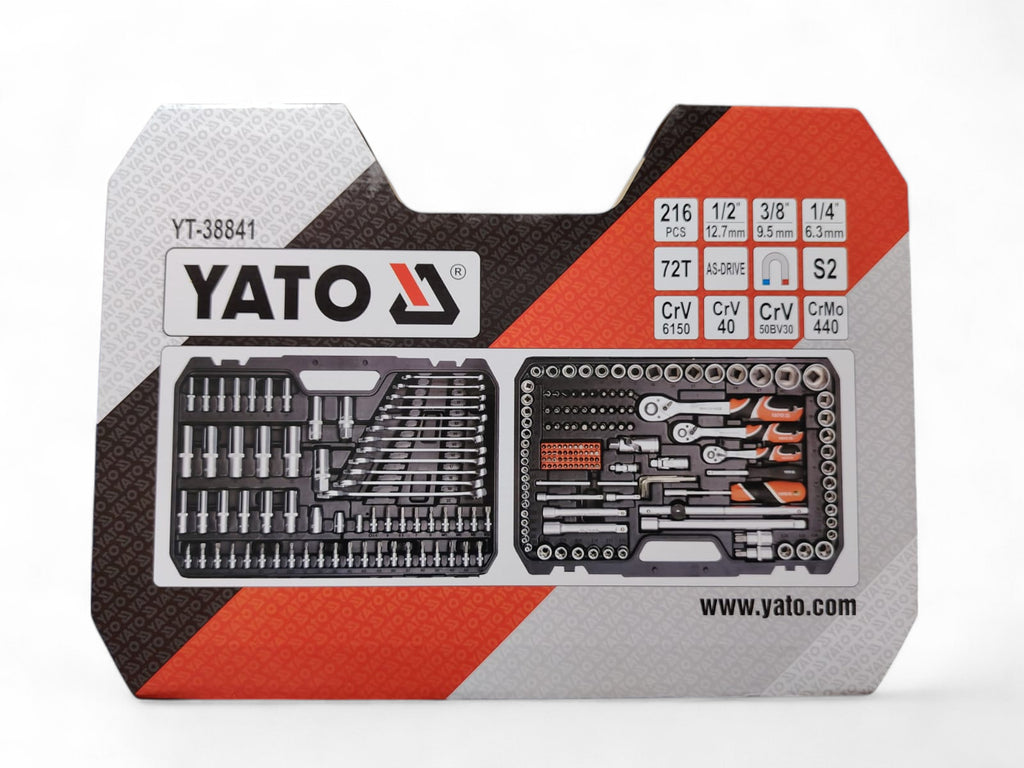 Caja de dado Yato 216 Pcs